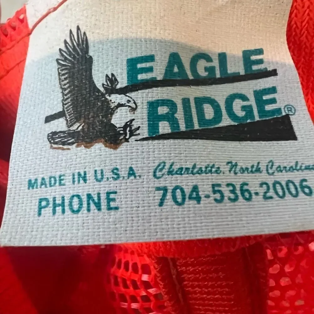 Eagle Ridge Men's Red Tide Racing Team 5 Panel Snapback Trucker Hat Adjustable - Picture 7 of 8